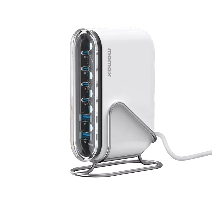 Momax 1 Charge Flow 6-Port 120W GaN Desktop Charger