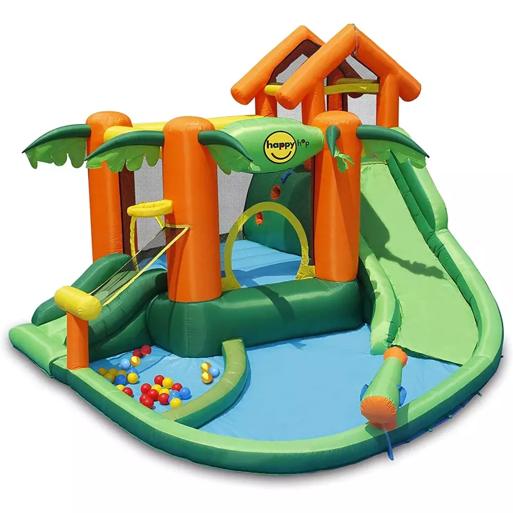 نـطـاطة هابي هوب مركز اللعب الاستوائي مع منفاخ كهربائي