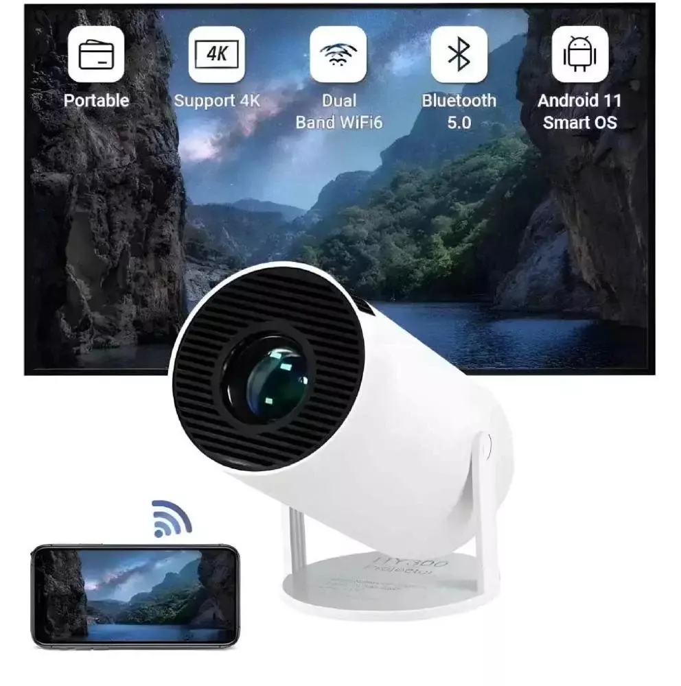 Portable Smart Android Mini Projector