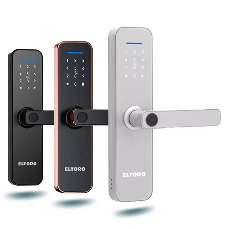 قفل ذكي ببصمة الاصبع + بطاقة الوصول للقفل الذكي قطعتان من التورو