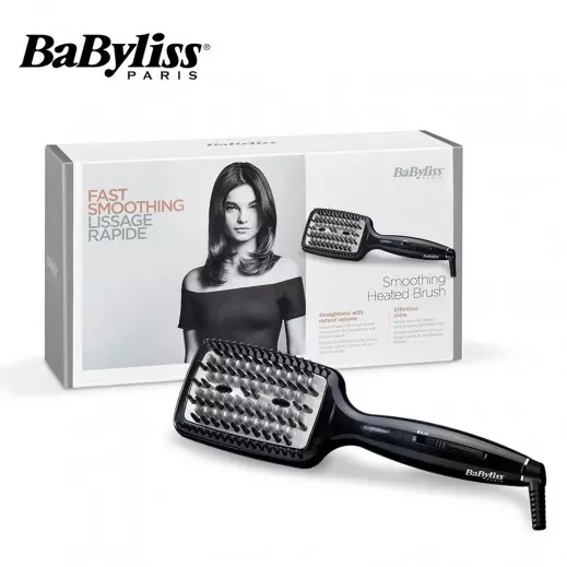 Babyliss hair straightening brush - Black