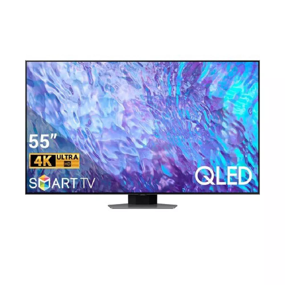 تلفزيون سامسونج الذكي QLED 4K مقاس 55 بوصة