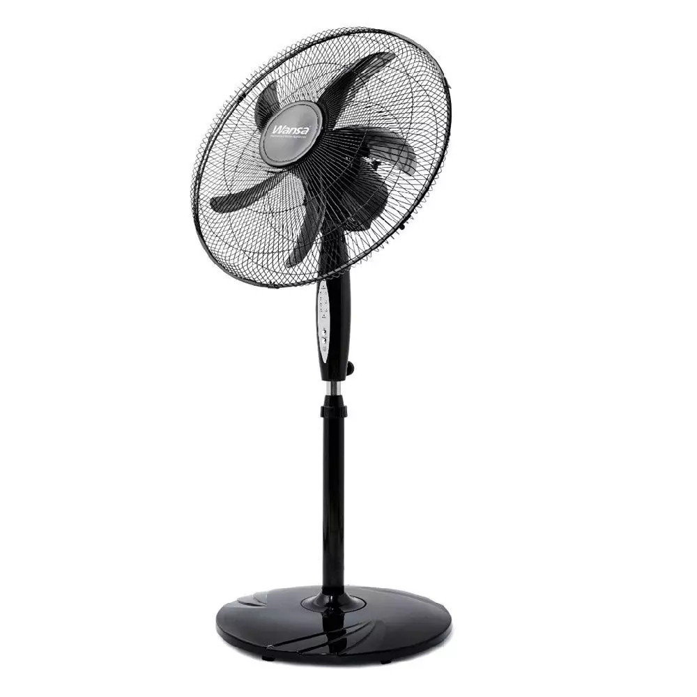 Wansa Stand Fan 18inch, 55 Watt - Black