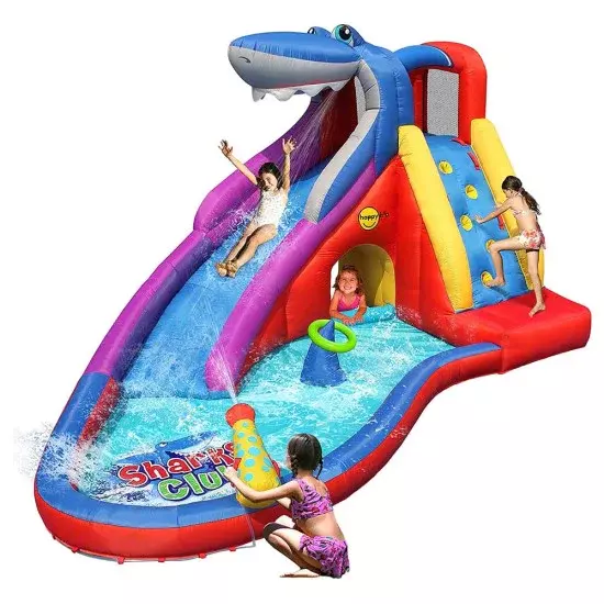 نطاطة حمام نادي القرش قابلة للنفخ من هابي هوب