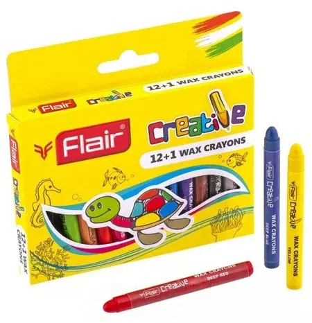 بــاقـة من قطعتين - الوان شمعية 12 +1 لون