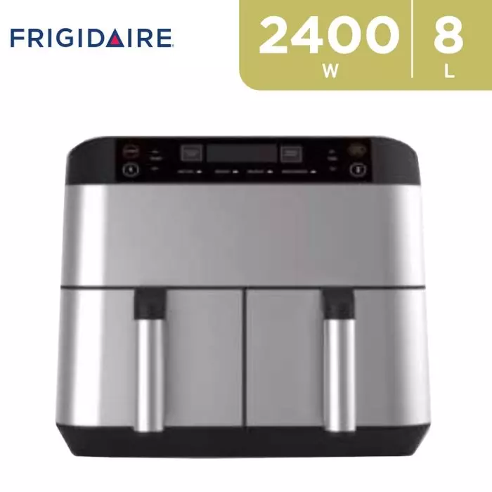 Frigidaire Dual Fryer 2400W 8L - Silver