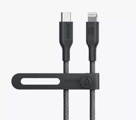 Anker 542 USB-C to Lightning Cable (Bio-Nylon) (0.9m/3ft) -Black