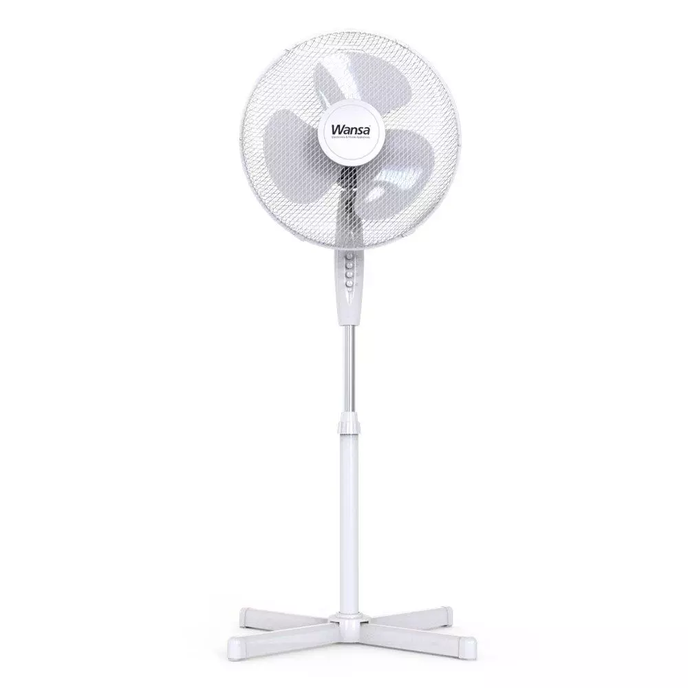 Wansa Stand Fan 16inch 45 Watt - White