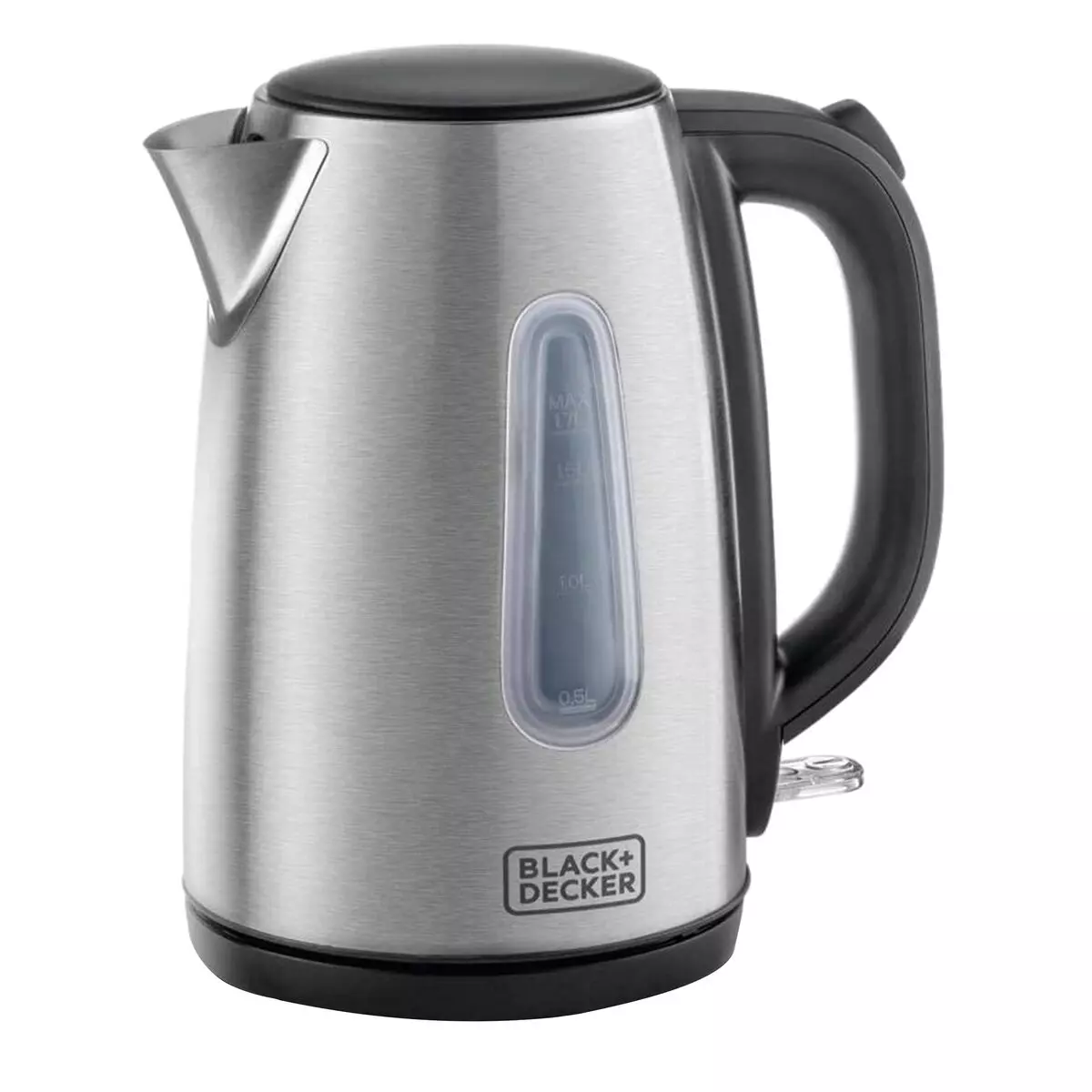 Black & Decker Concealed Stainless Steel Kettle 2000W & 1.7L - Silver