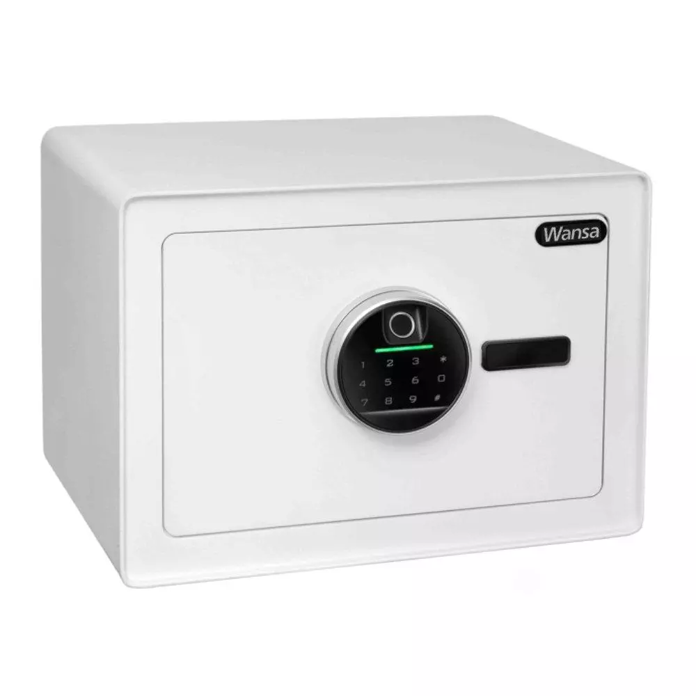 خزنة منزلية رقمية عالية الأمان من ونسا - أبيض