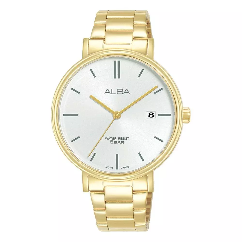 Alba 36mm Fashion Watch for Women Analog & Stainless steel Band - Gold