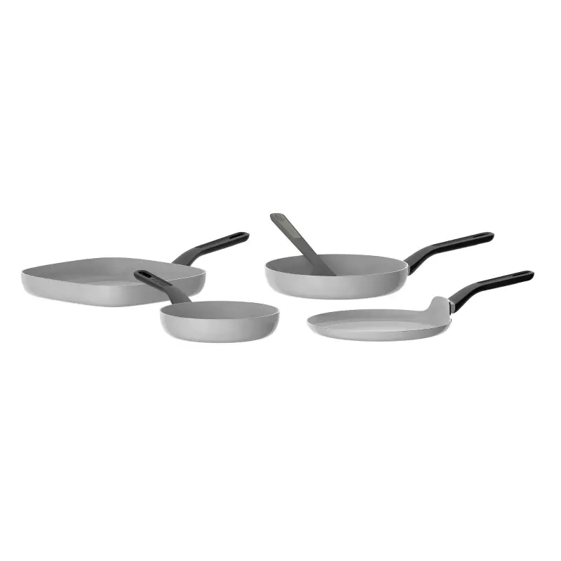 4-pc frying pan set non-stick Glints Spirit with turner Balance