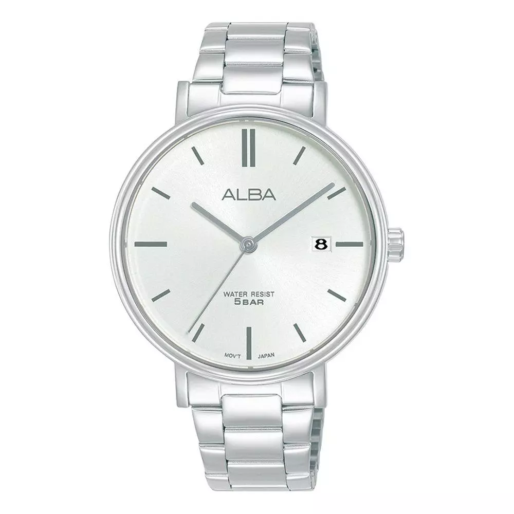 Alba 36mm Fashion Watch for Women Analog & Stainless steel Band - Silver
