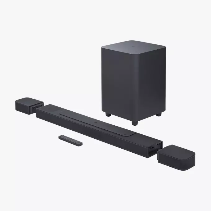 JBL Bar 1000 Channel Soundbar With Wireless Subwoofer - 880W- Black