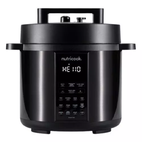 Nutricook Pressure Cooker 8 & 1200W - Black