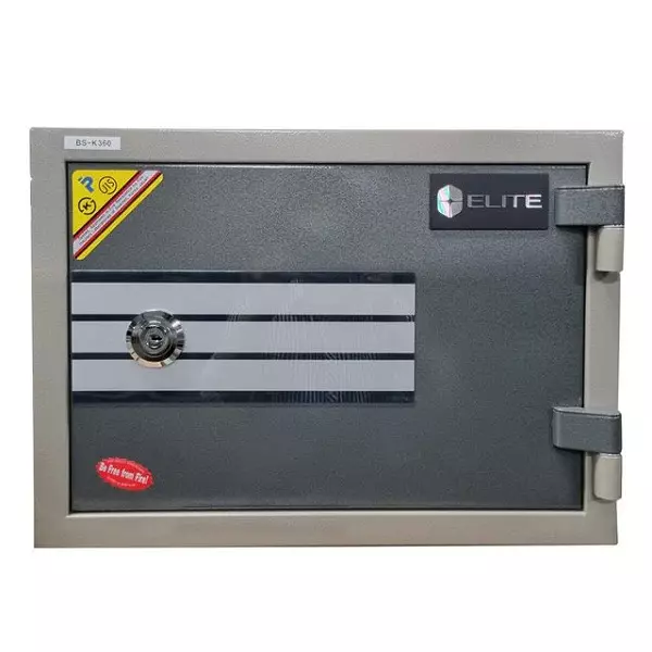 خزانة يدوية من هوم إيليت بسعة 57 كجم، مقاومة للحريق مع درج واحد
