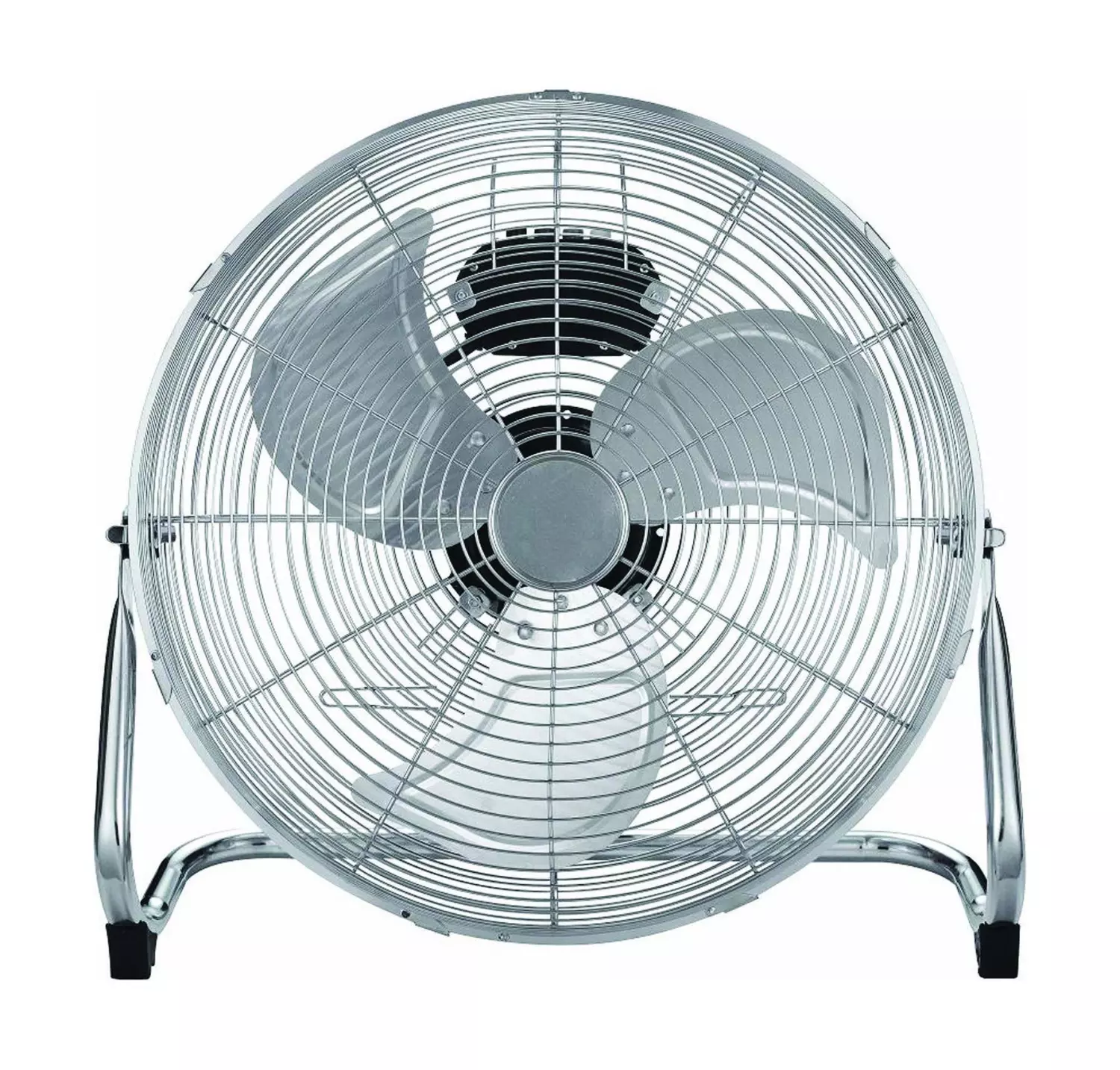 Wansa Metal Floor Fan 16-Inch - Stainless Steel