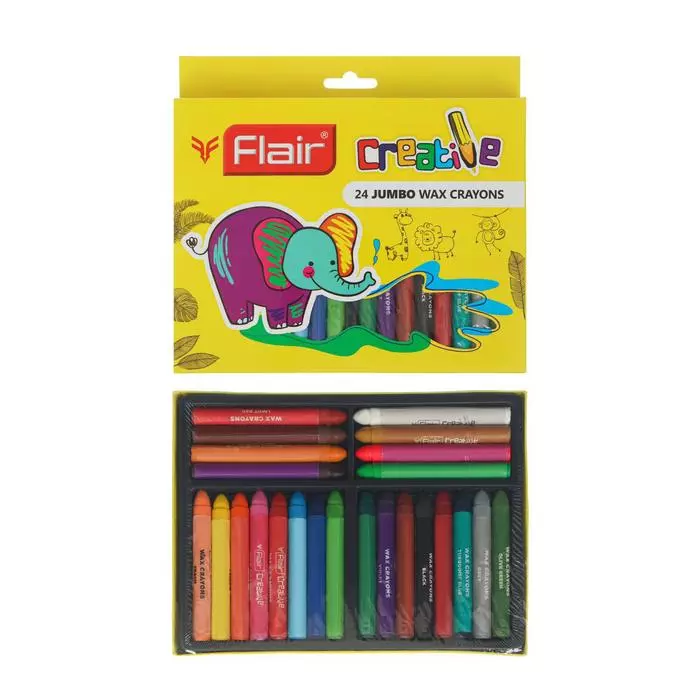 الوان شمعية 24 لون جامبو