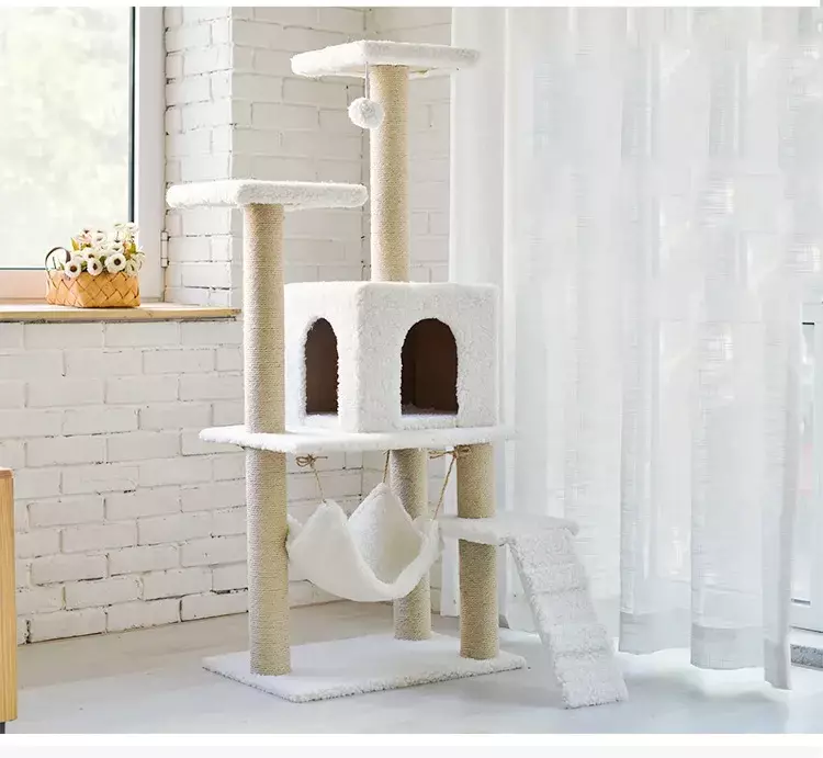 شجرة القطط المنزلية الأنيقة - ألوان مــتنوعة