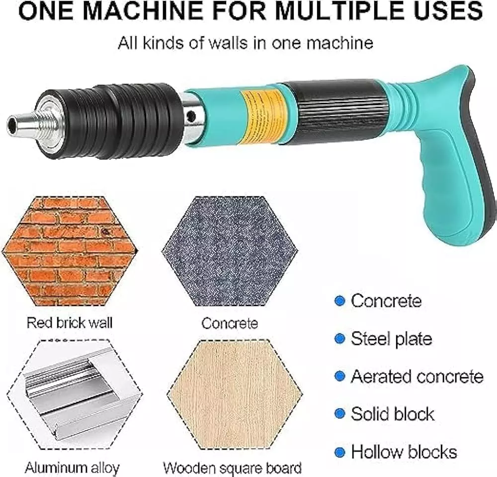Mini Nail Gun Water And Electricity Or Elevator Cable Ducts 7.3mm