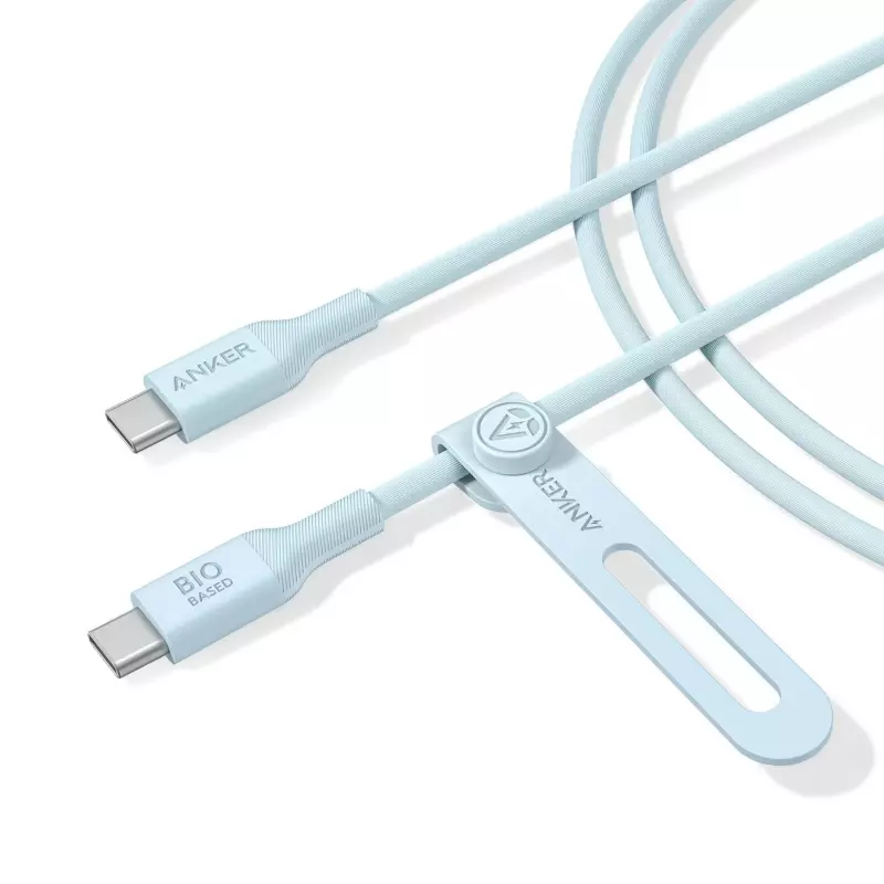 Anker 544 USB-C to USB-C Cable 140W (Bio-Based) - 0.9m - Blue