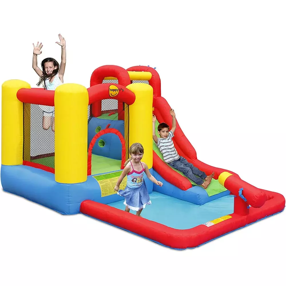 منصة ألعاب خارجية مائية للأطفال مـع مـدفع من هابي هوب